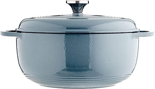 Lodge EC6D43 Enameled Cast Iron Dutch Oven, 6-Quart, Island Spice Red