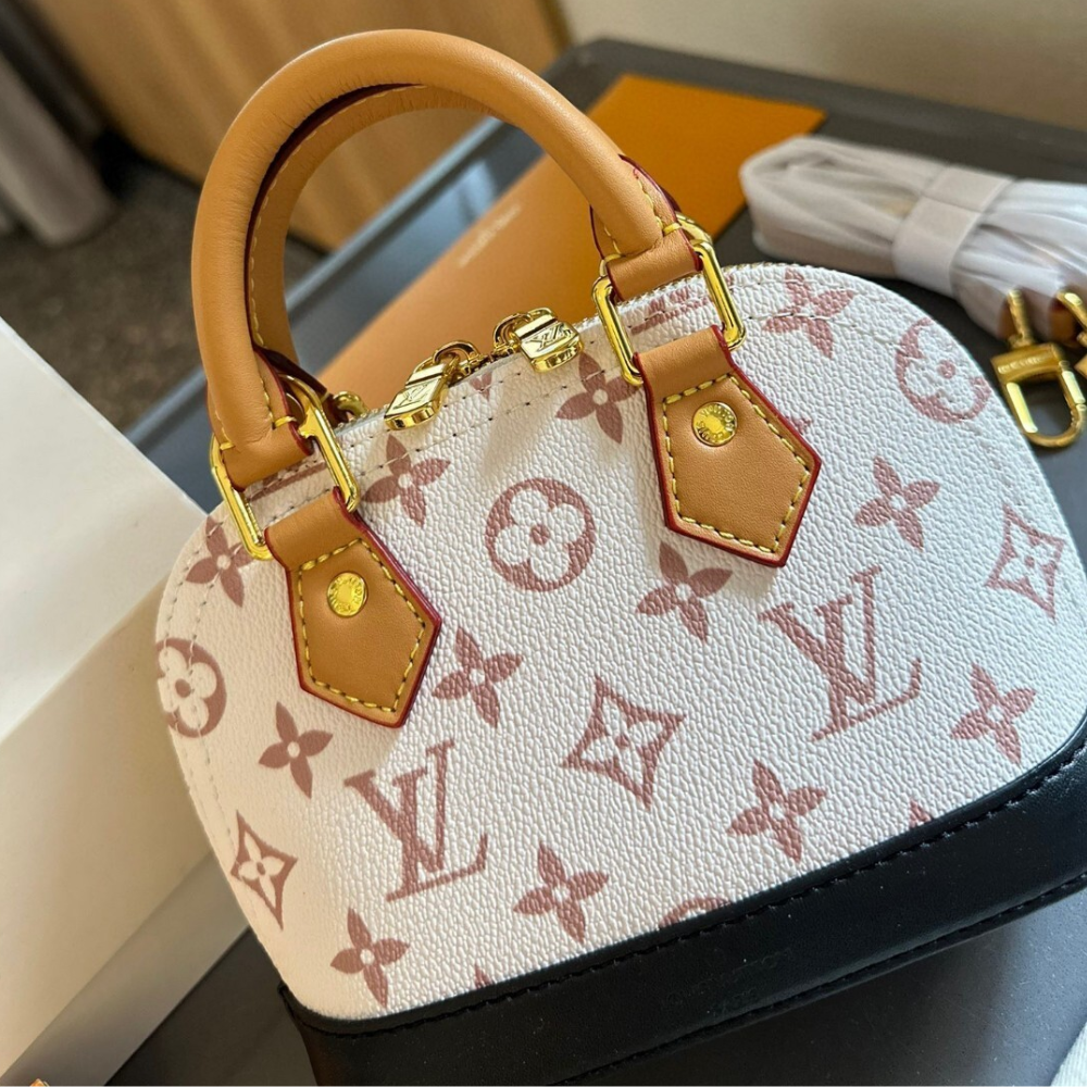 Louis Vuitton Nano Alma Other Monogram Beige 7.1 Inches M46895