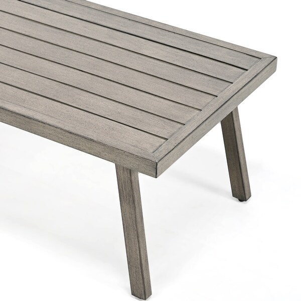 4Person Aluminum Patio Conversation Set with Swivel Chairs,Coffee Table and Cushions