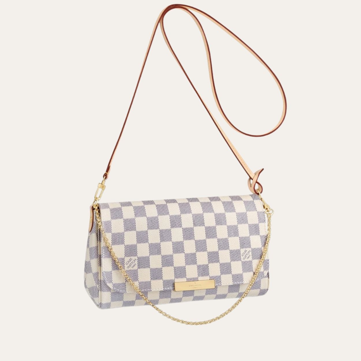 Louis Vuitton Favorite MM Damier Azur 9.8 Inches N41275