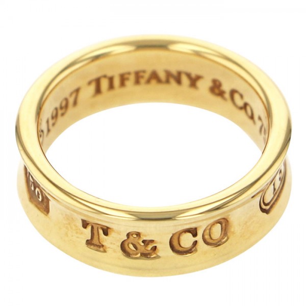 Tiffany & Co. Tiffany 1837 Narrow Ring 18K Yellow Gold