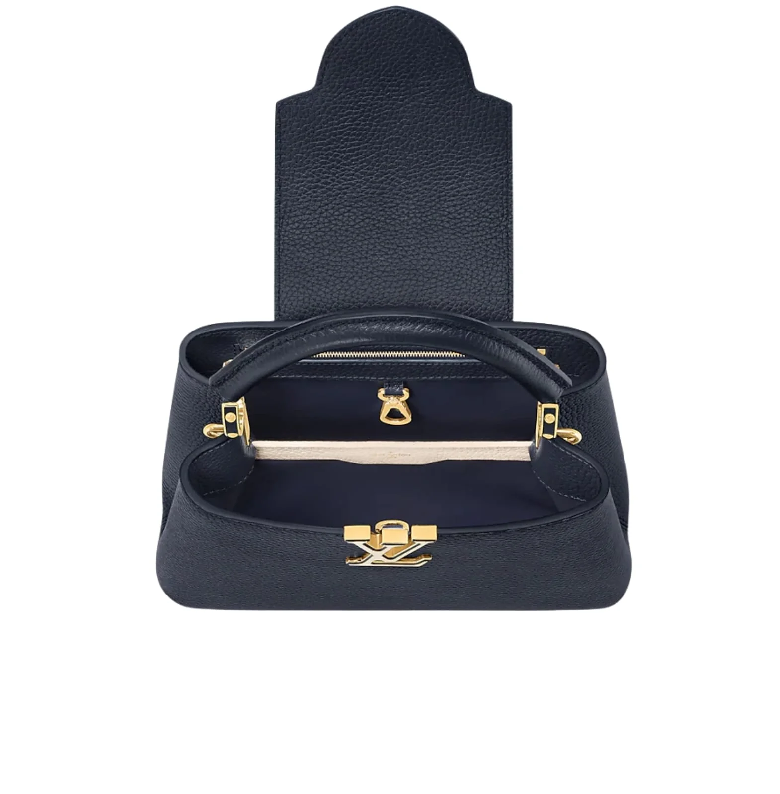 Louis Vuitton Bag | Capucines BB Handbag Navy Blue Taurillon Leather