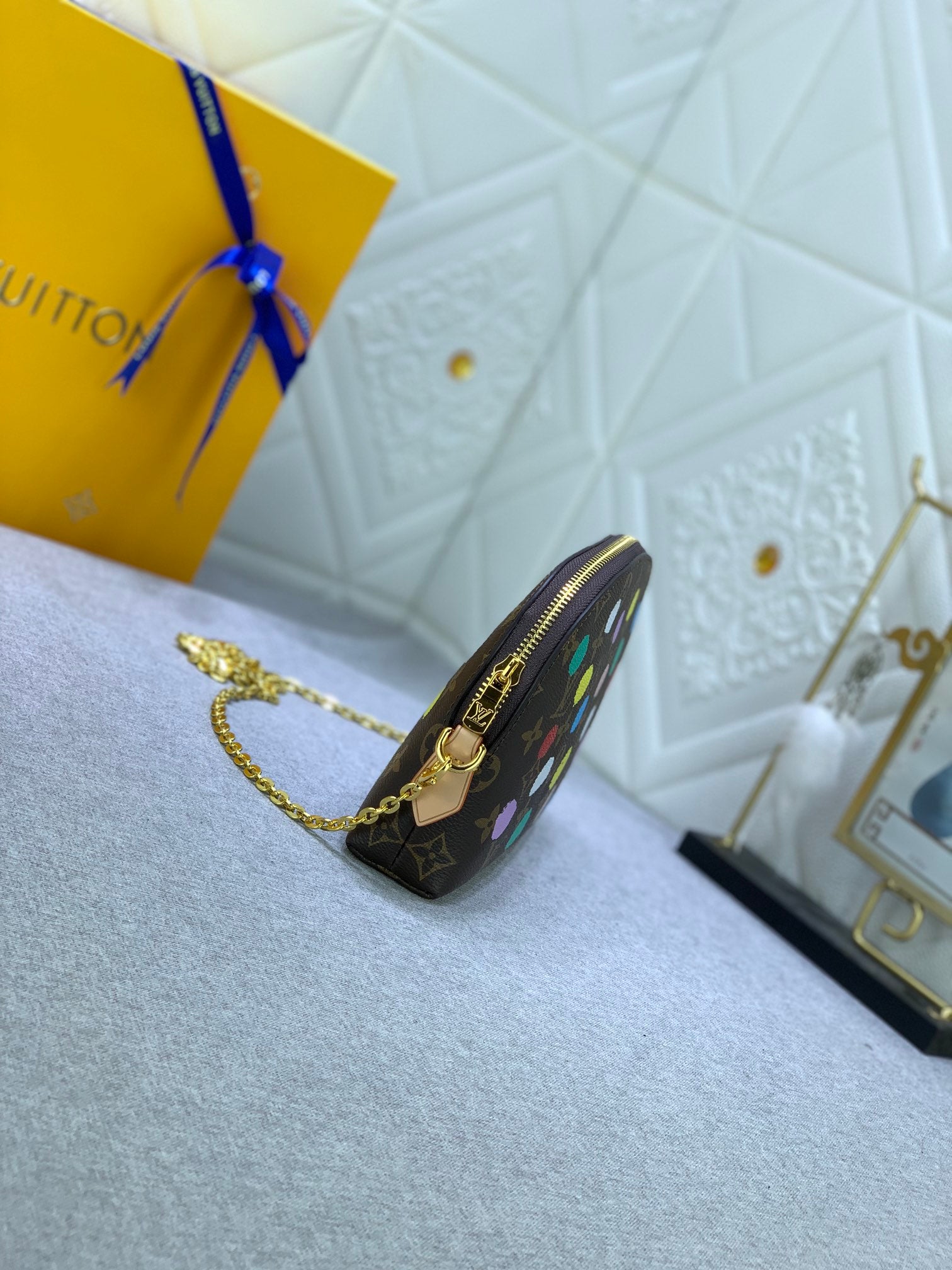 Louis Vuitton X Yk Cosmetic Pouch Monogram Coated Canvas 21.5Cm M81895