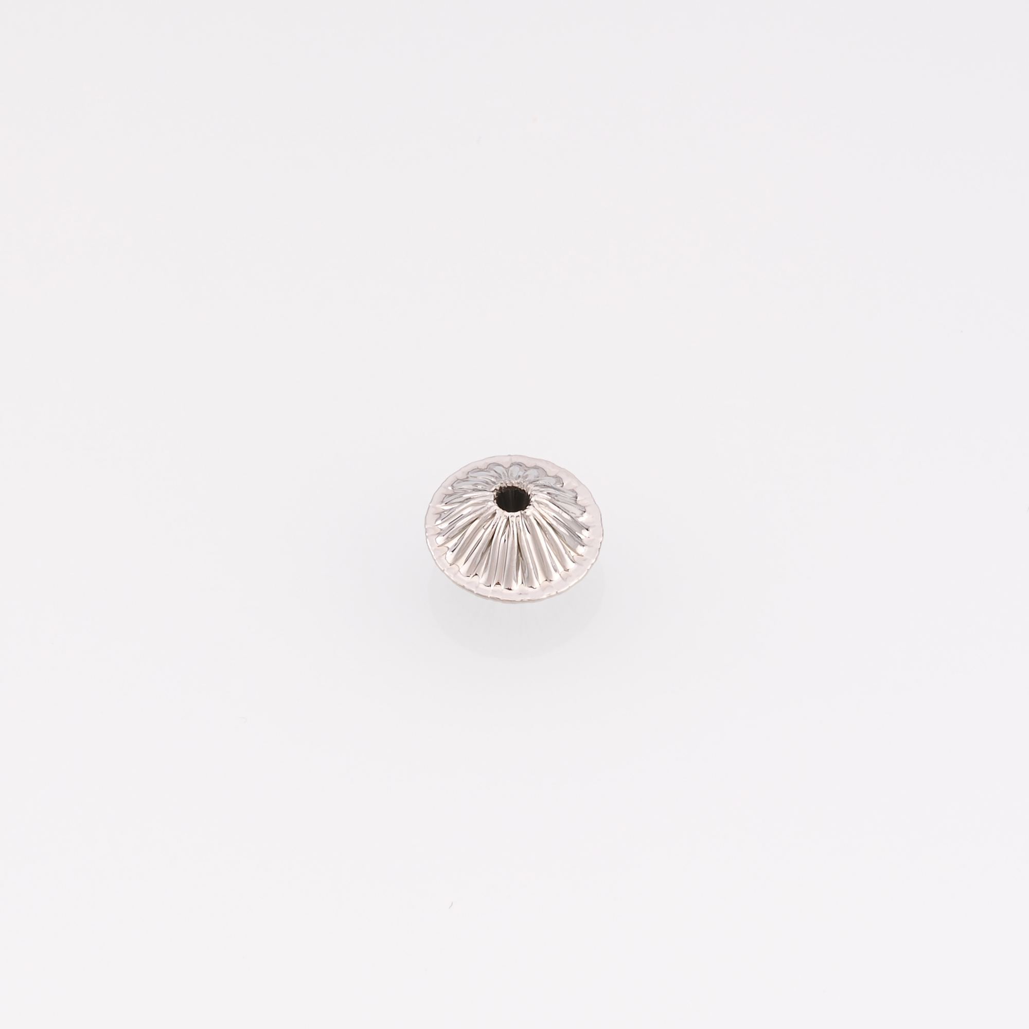 18K Gold Filled Round Flat Spacer Beads,Round Spacer Beads,DIY Jewelry Making Supply