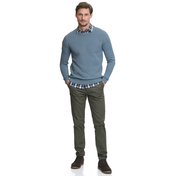 VanVaan Herren Strickpullover mit Struktur