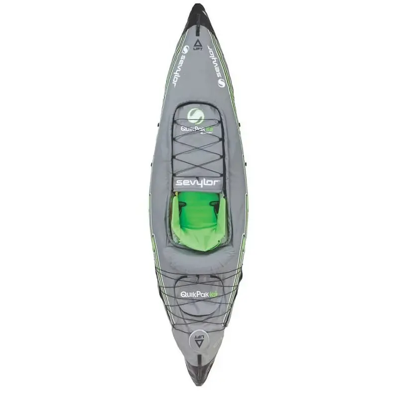 Single or Tandem Inflatable Kayak – Durable PVC Construction, Lightweight Portability, Stable Performance on Calm Waters