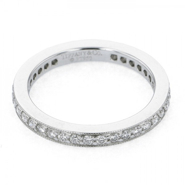 Tiffany & Co. Tiffany Legacy Band PT950 Ring Platinum Diamond