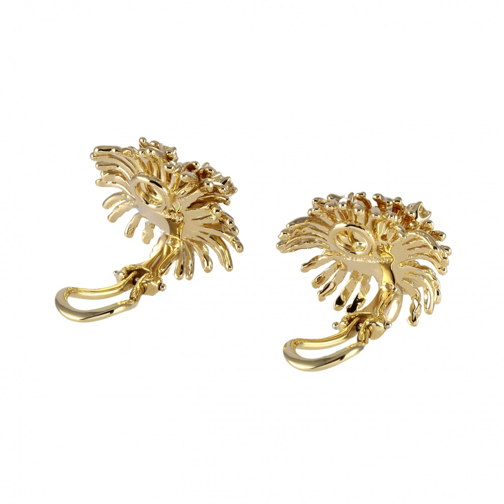 Tiffany & Co. Schlumberger Jean Schlumberger Earrings 18K Yellow Gold Diamond