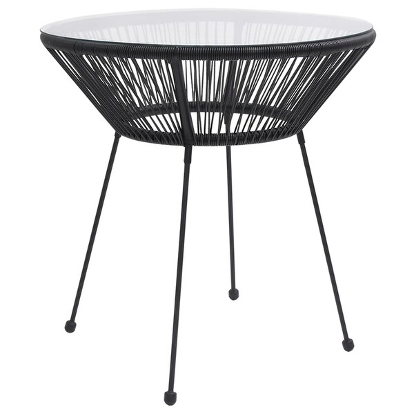 vidaXL Patio Dining Table Black ?27.6