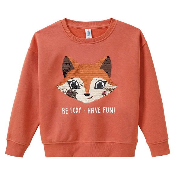 Topolino Mädchen Sweatshirt mit Wendepailletten