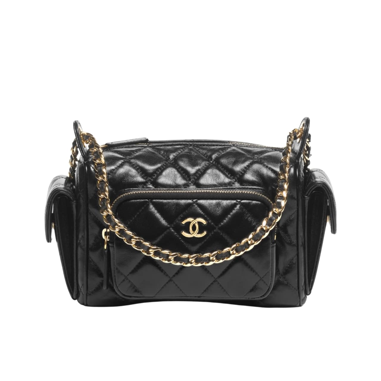 Chanel Small Camera Case Bag Black 23Cm/9.1in As5220 B18234 94305