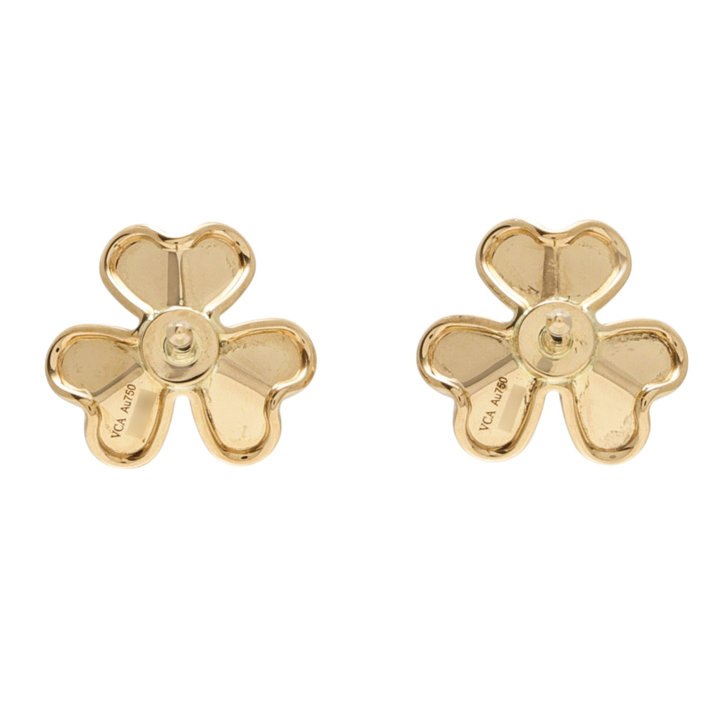 Van Cleef & Arpels Frivole Earrings 18K Yellow Gold VCARP0J300