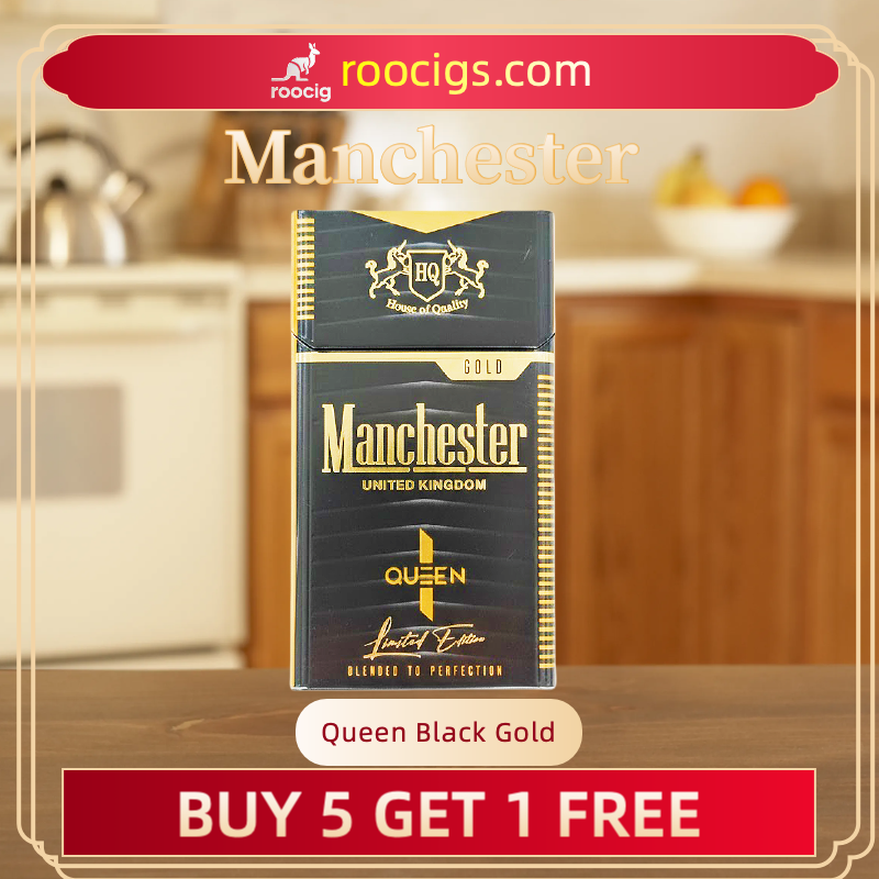 Manchester Queen Gold 20's Limited Edition - Roo Cigs