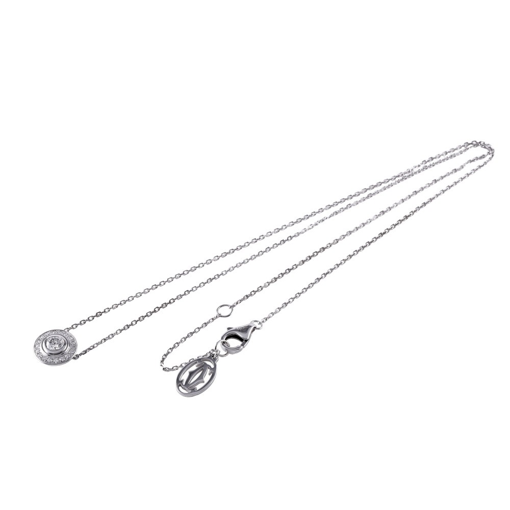 Cartier Damour (diamant Leger) Necklace 18K White Gold N7406800