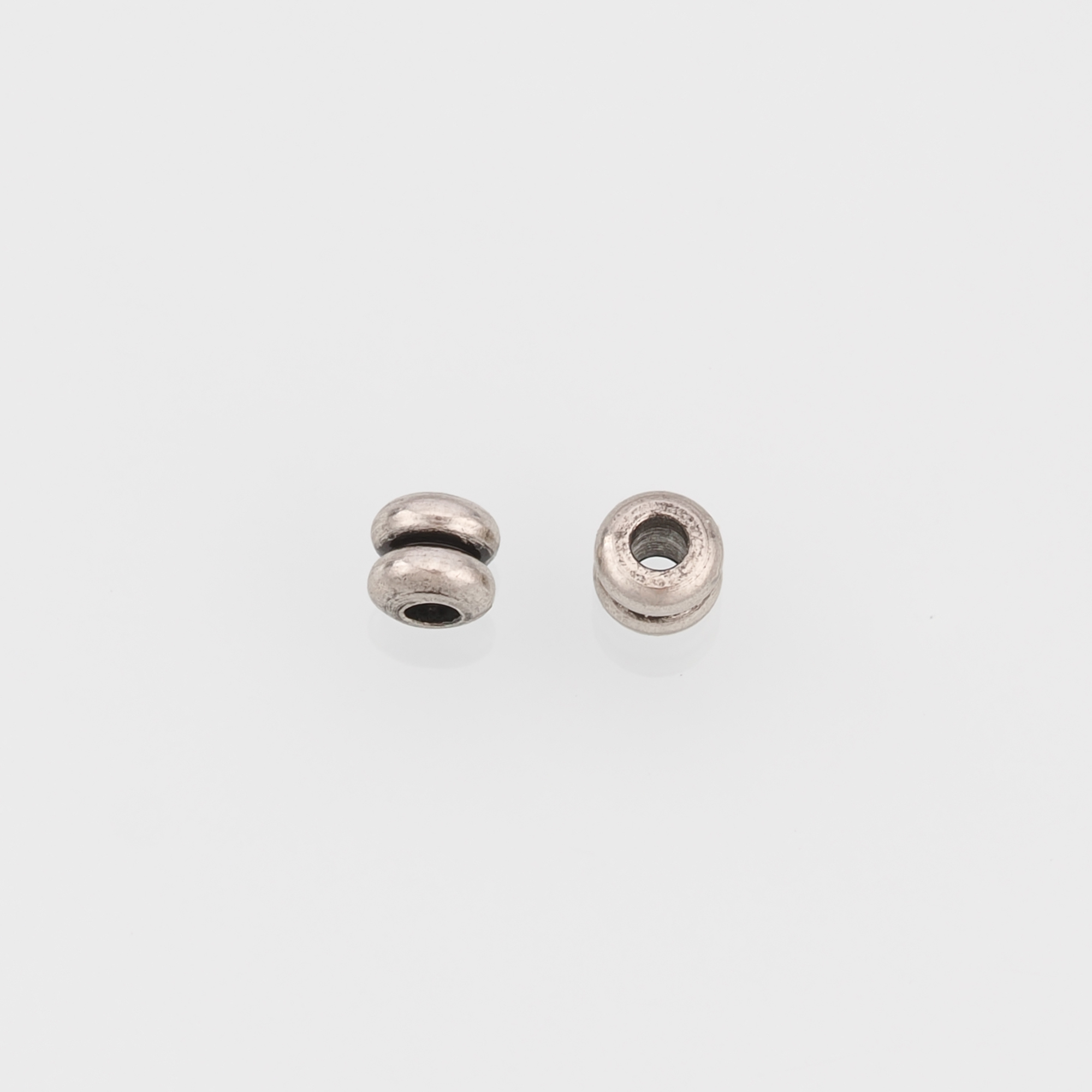 50Pcs Ancient Silver Barrel Spacer Beads,Barrel Beads,DIY Jewelry Making Supply