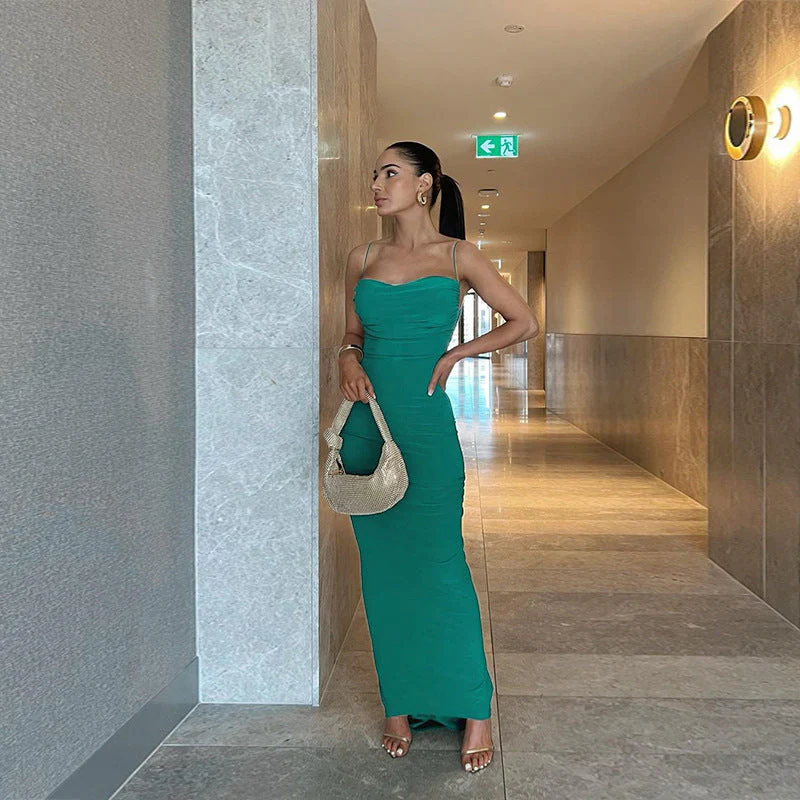 Mermaid Maxi Dress | Sweetheart Neckline GownClistos