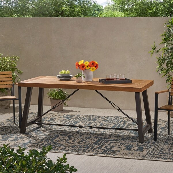 Catriona Modern Industrial Dining Table by Christopher Knight Home