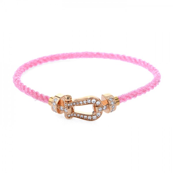 FRED Force 10 Mm Bracelet 18K Rose Gold Diamond