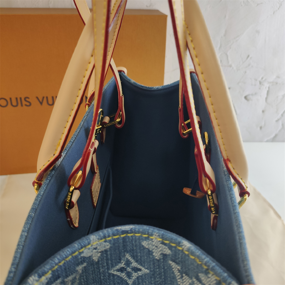 Louis Vuitton Denim Tote Bag - cnluxepick