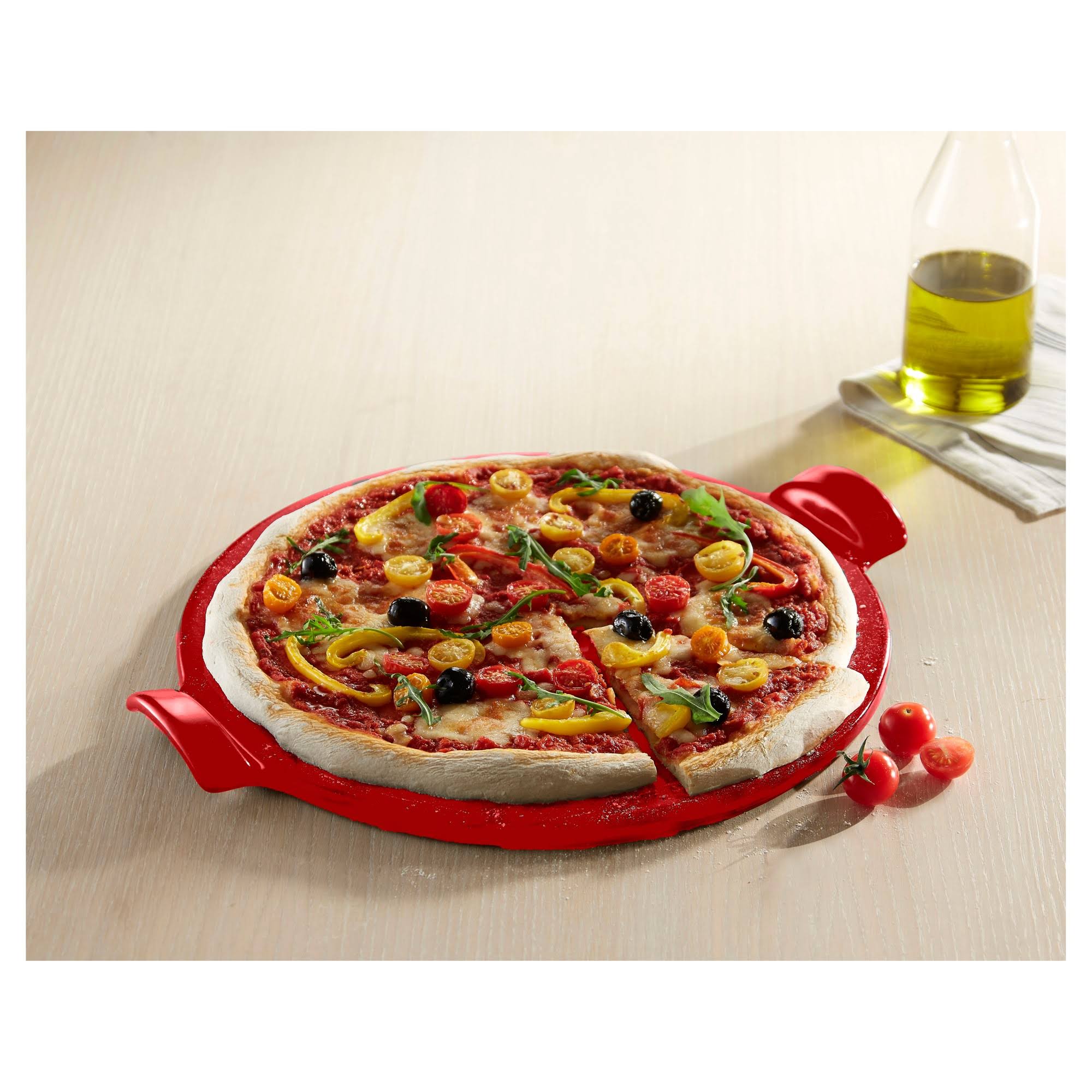 Emile Henry Flame Red Pizza Stone