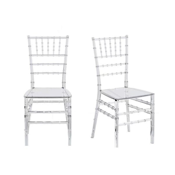 DandN Transparent Bamboo Chair Set,Dining Chairs,Wedding Chairs