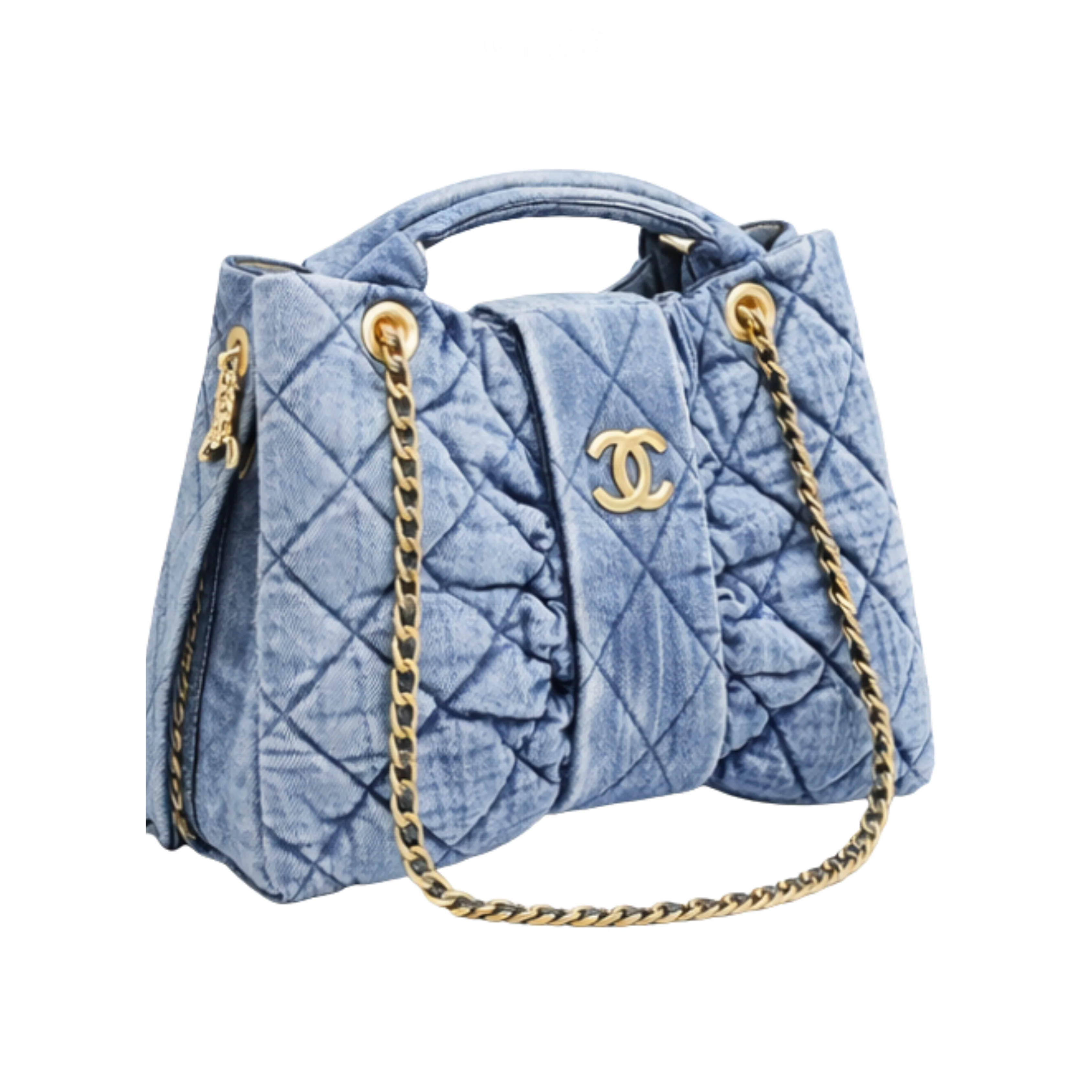 Chanel Bag | Bow Bag Blue Washed Denim