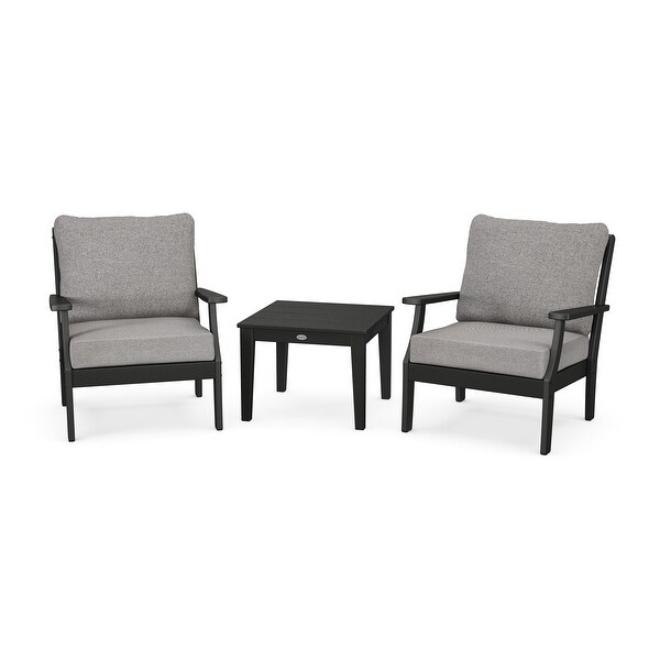 POLYWOOD Braxton 3Piece Deep Seating Set
