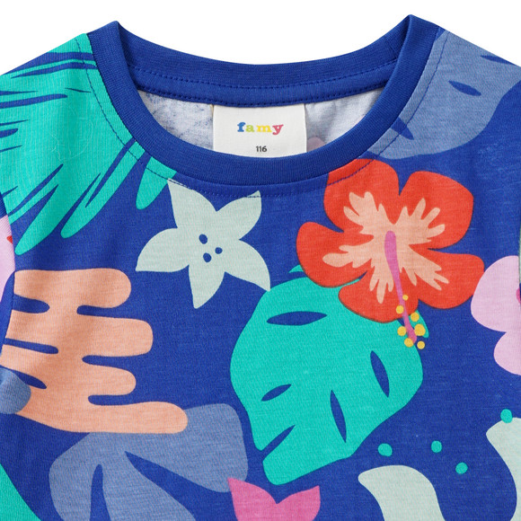 Famy Mädchen Kleid im Tropical-Look