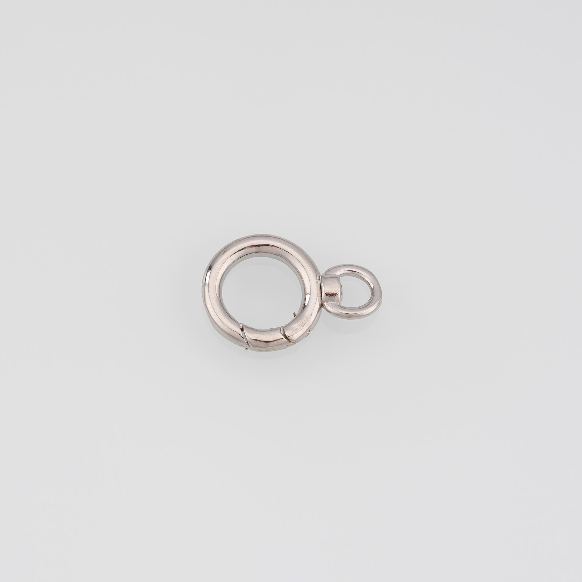 18K Gold Filled Round Clasp,Push Snap Clasp,Spring Buckle Bracelet Necklace for DIY Jewelry Finding Necklace Bracelet