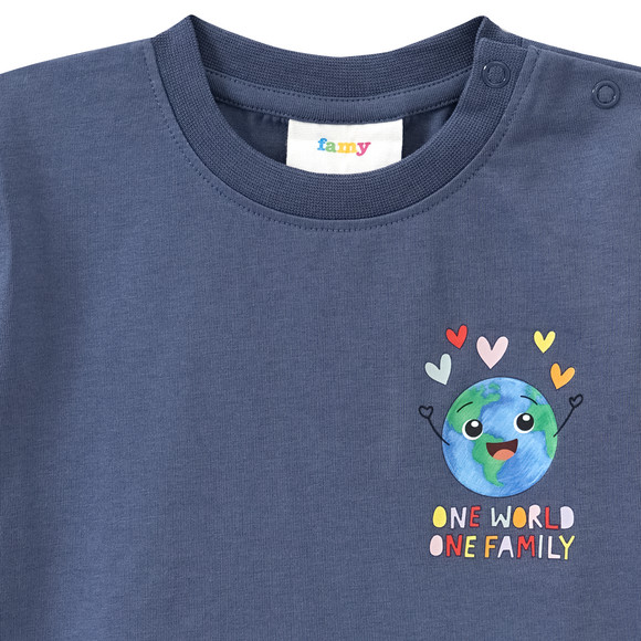 Famy Baby T-Shirt mit Message-Print