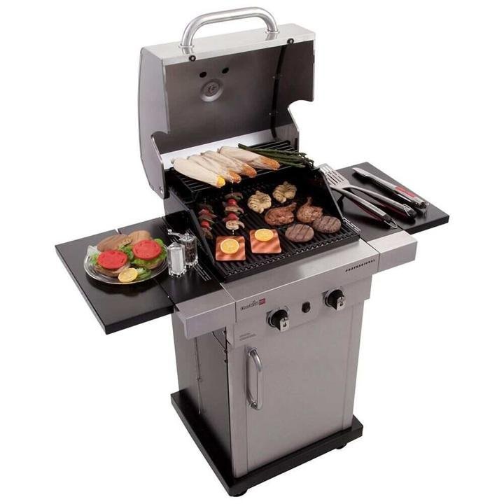 char-broil-signature-tru-infrared-2 Burner Cabinet Gas Grill, 18,000 BTU