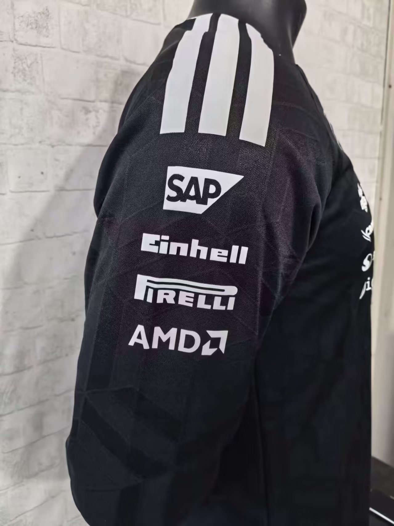 2026 F1 Mercedes Black Long Sleeves S-3XL