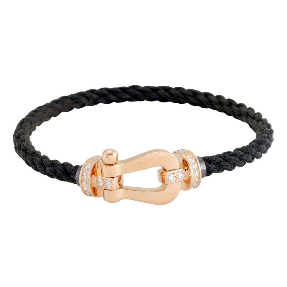 FRED Force 10 Size Bracelet 18K Rose Gold Diamond 0B0030-6B0275