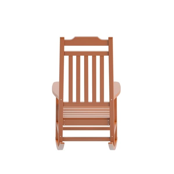 2 Pack AllWeather Faux Wood Rocking Chair