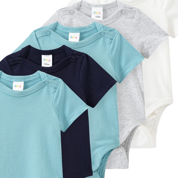 Famy 5 Baby Bodys in verschiedenen Farben