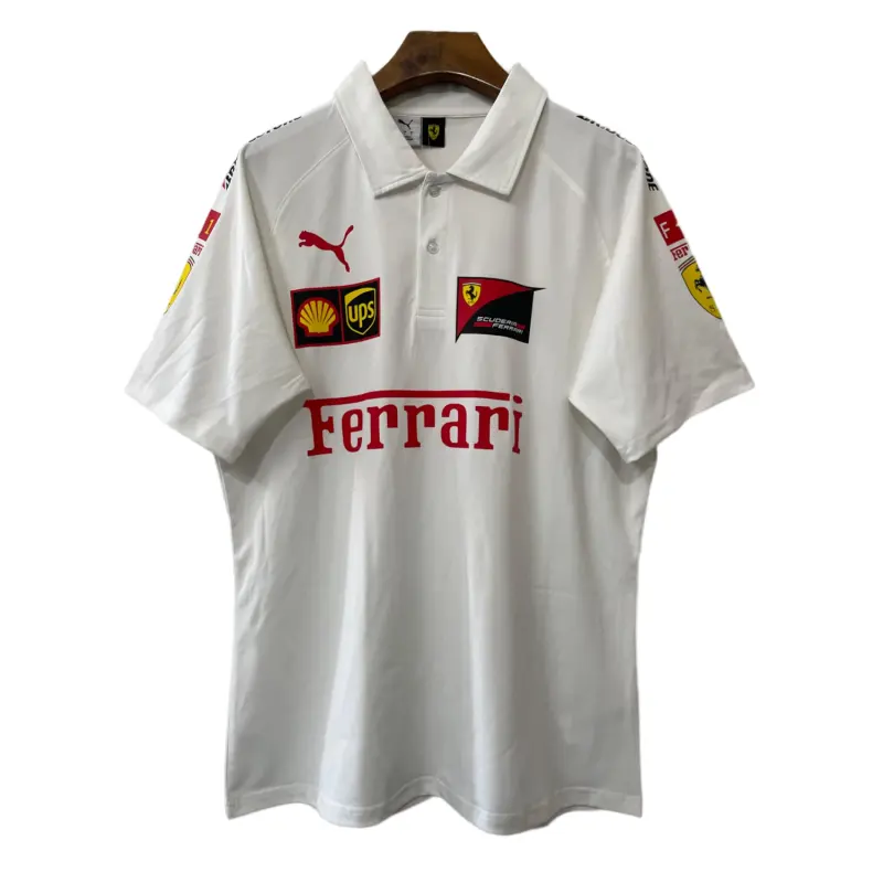 2026 F1 Ferrari White Polo