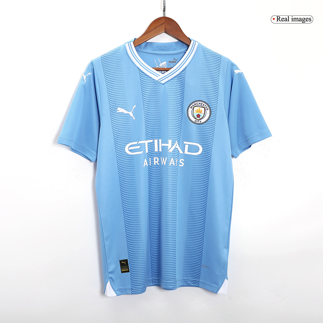 GREALISH #10 Manchester City Home Soccer Jersey 2023/24