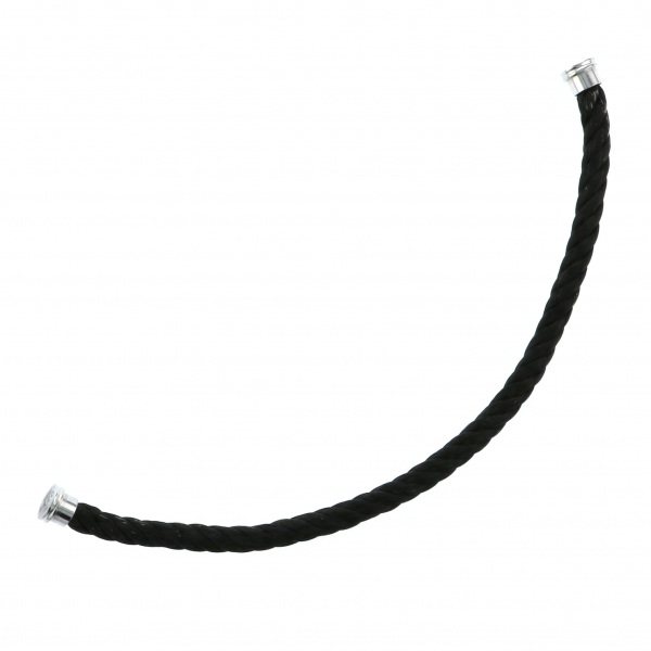 FRED Force 10 (lm) Steel Cable Black 15 Stainless Bracelet Stainless Steel