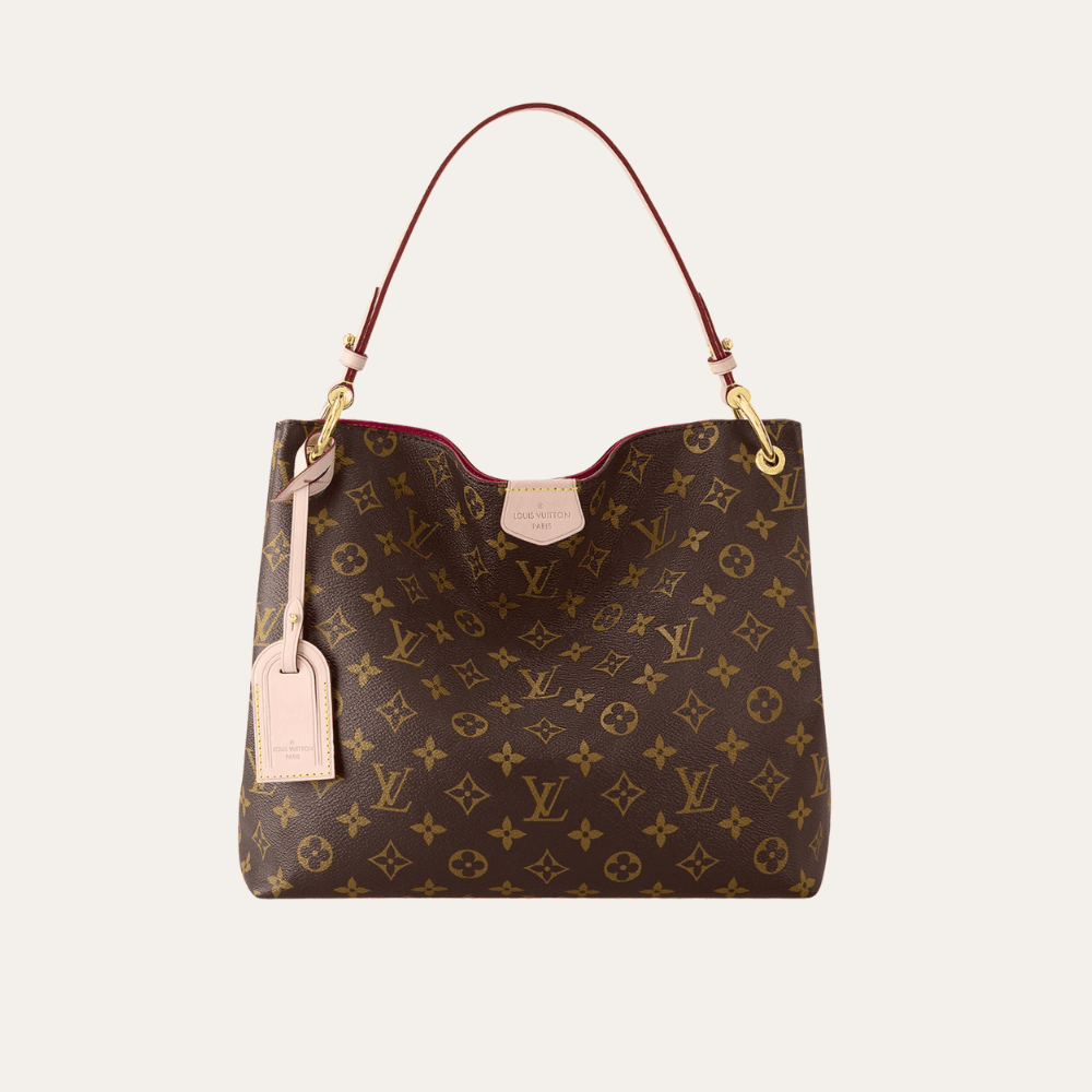 Louis Vuitton Graceful PM Monogram Red 13.8 Inches