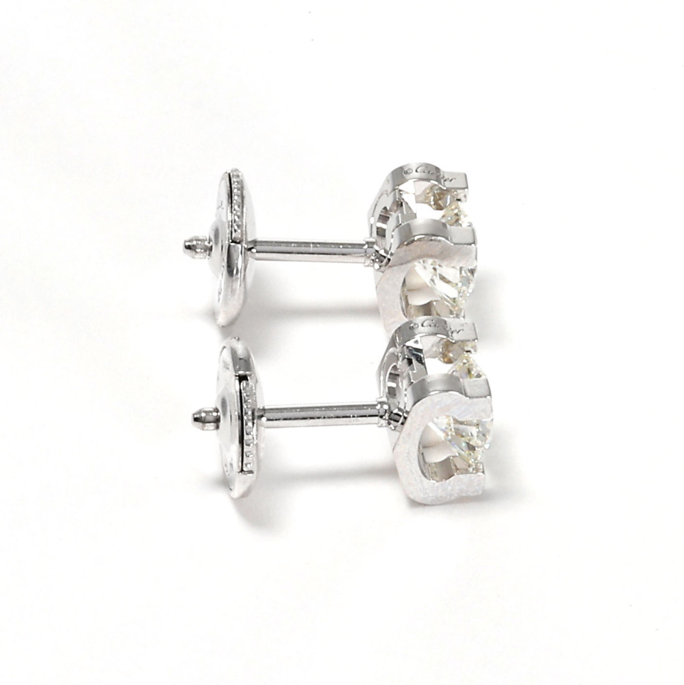 Cartier C Do Earrings 18K White Gold Diamond N8046800