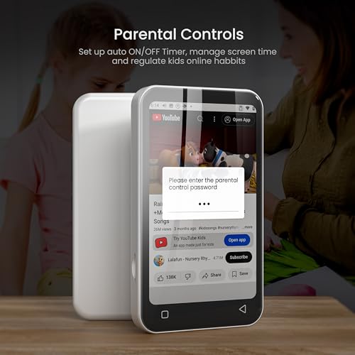 TIMMKOO 80GB Kids MP3 Player with Bluetooth, Parental Controls, Pre-Installed Spotify, Spotify Kids, Audible, 4