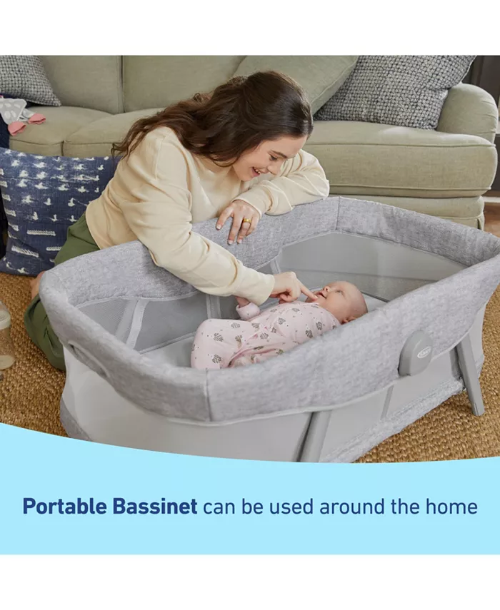 Graco Dreammore 3-in-1 Portable Bassinet Travel Crib