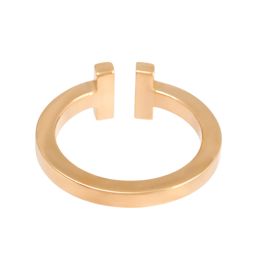 Tiffany & Co. Tiffany T Square Ring 18K Rose Gold 60147410