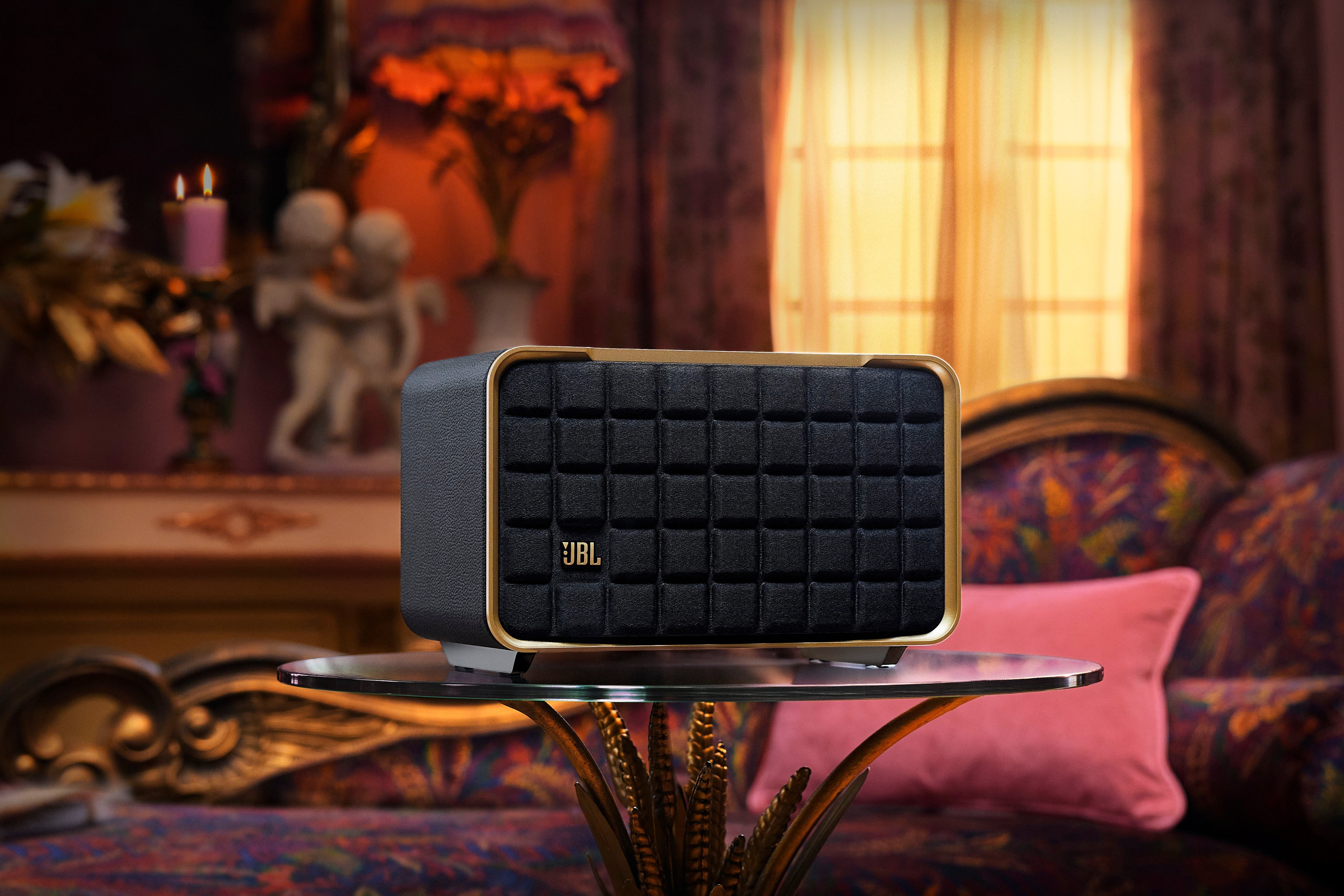 JBL - Authentics 200 Smart Home Speaker - Black