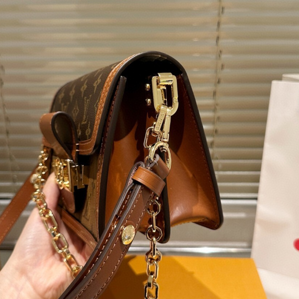 Louis Vuitton Dauphine Mm Brown 9.8 Inches M45958