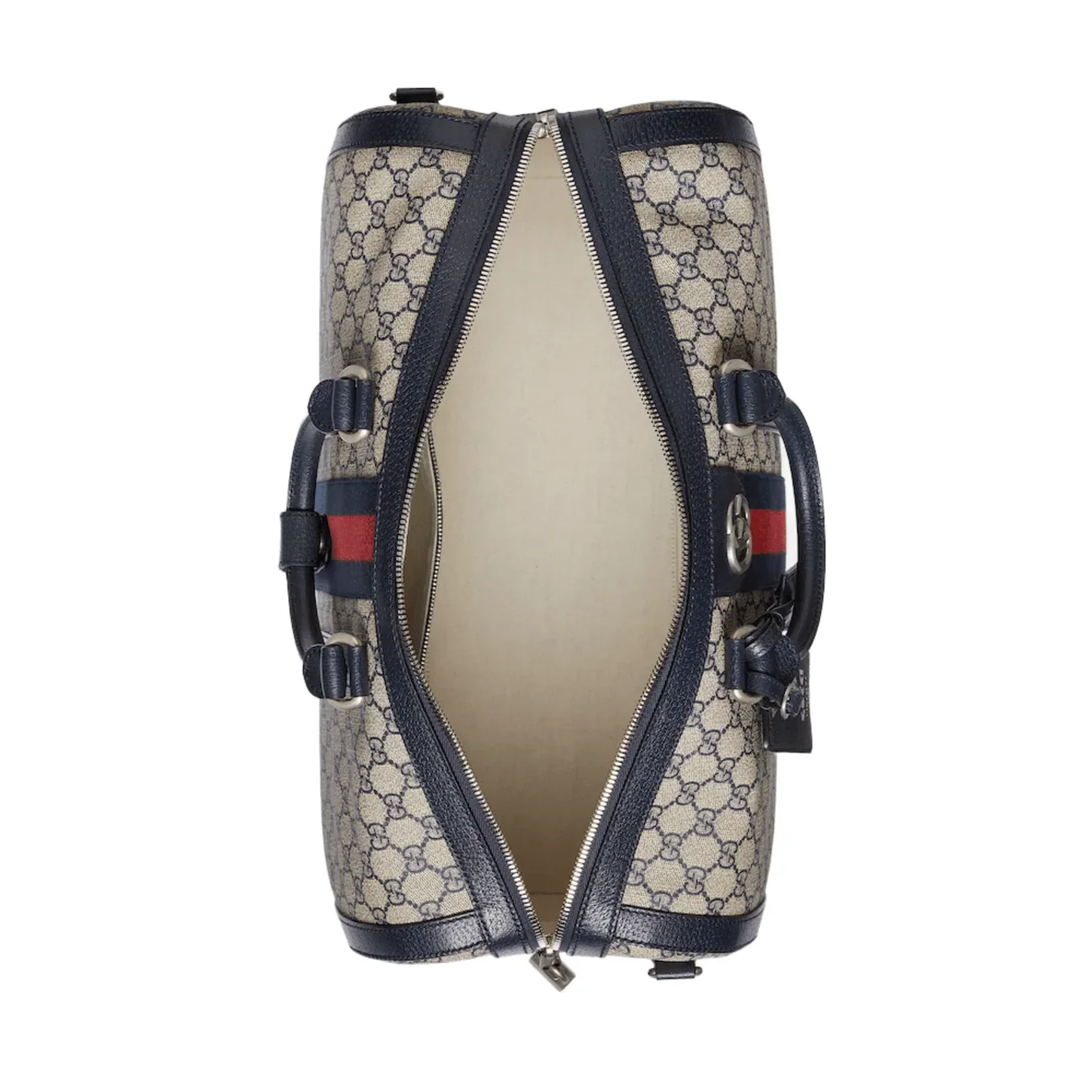 Gucci GG Supreme Canvas Small Savoy Duffle Bag – Beige