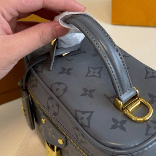 Louis Vuitton Vanity Pm Monogram Empreinte Gray 7.1 Inches