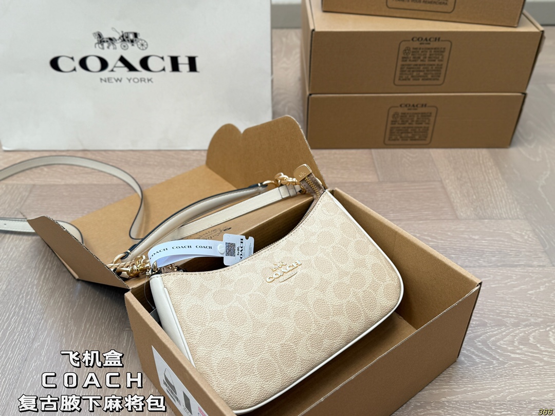 COACH underarm mahjong bag - cnluxepick