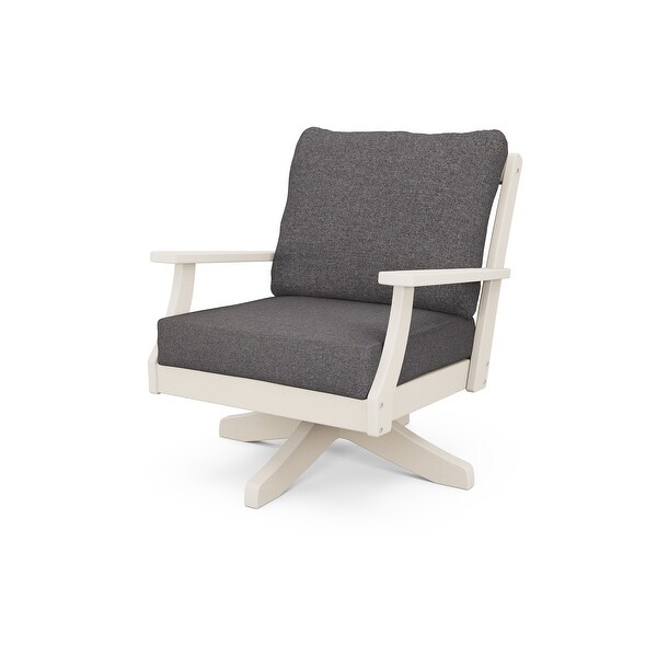 POLYWOOD Braxton Deep Seating Swivel Chair