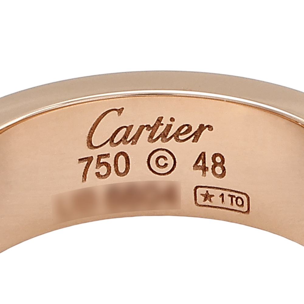 Cartier Love Classic Model Ring 18K Rose Gold Diamond B4087500
